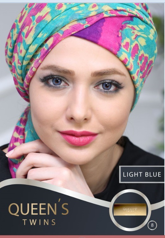  لنز زیبایی فصلی سولکو کوینز توینز LIGHT BLUE 