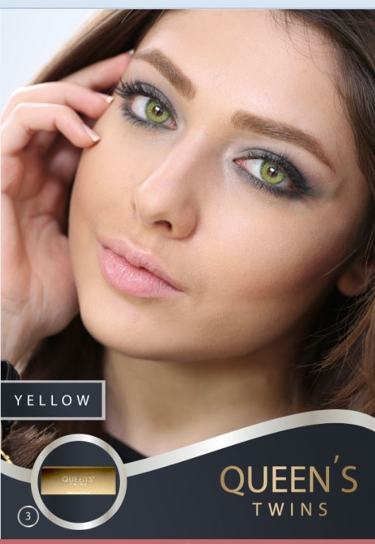  با رنگ زرد این لنز چهره ای خاص و متفاوت خواهید داشت. با استفاده از این لنز زیبایی منحصر به فرد دیده شوید. 